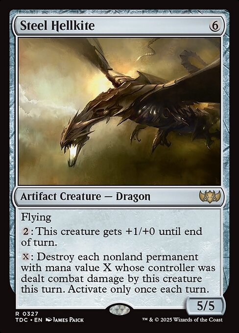 Steel Hellkite (327) - Tarkir: Dragonstorm Commander - Game On