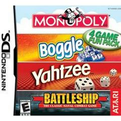Monopoly / Boggle / Yahtzee / Battleship - Nintendo DS (Complete In Box) - Game On
