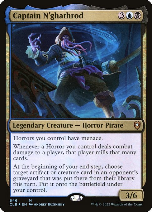 Captain N'ghathrod (646) (Foil) - Commander Legends: Battle for Baldur's Gate - Game On