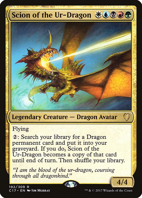 Scion of the Ur-Dragon (192) - Commander 2017 - Game On
