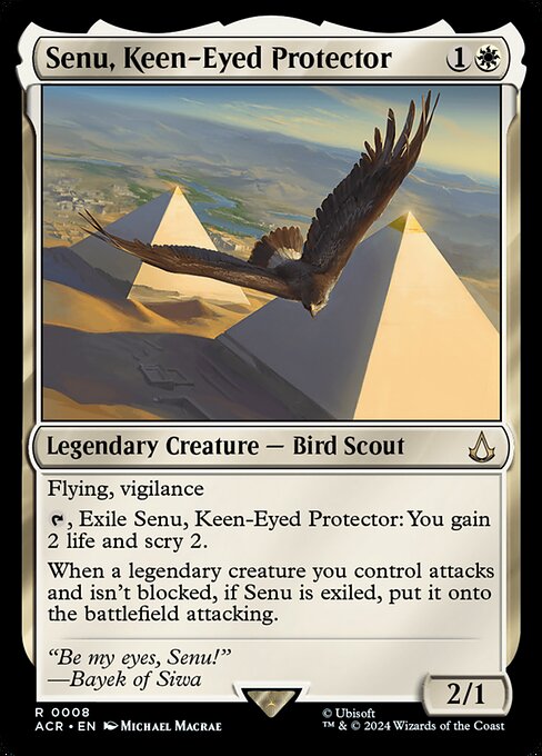 Senu, Keen-Eyed Protector (8) (Foil) - Assassin's Creed - Game On