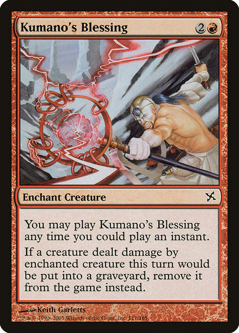 Kumano's Blessing (111) (Foil) - Betrayers of Kamigawa - Game On