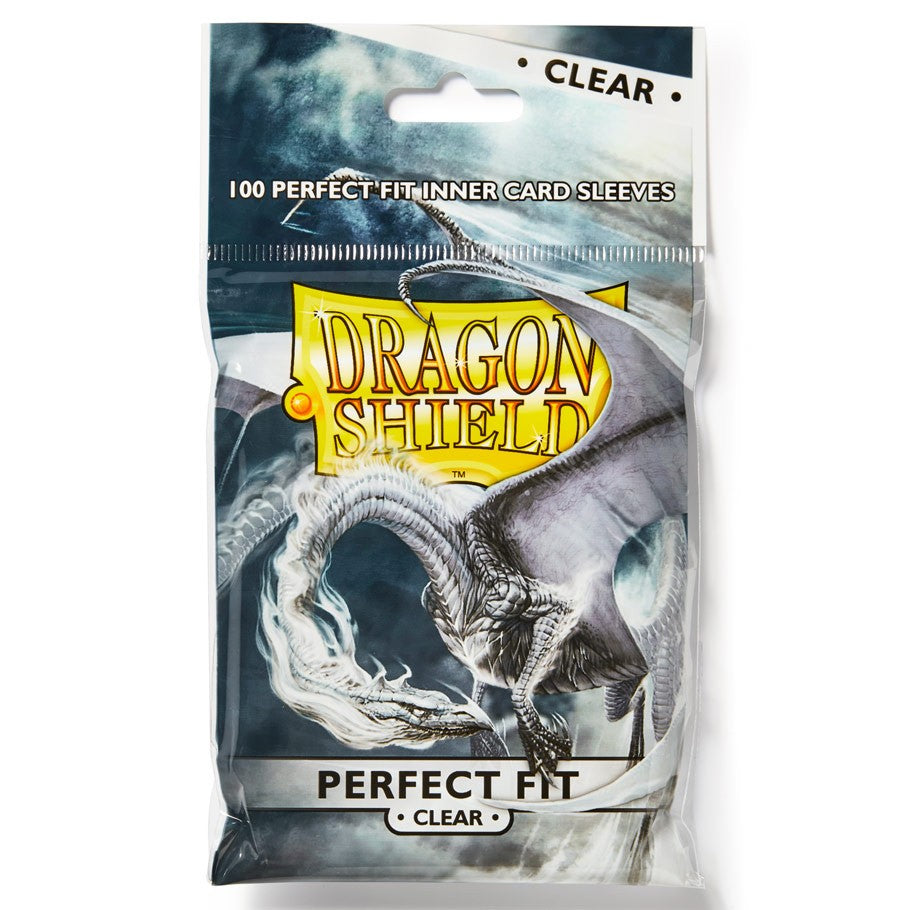 Dragon Shield Sleeves - Perfect Fit Clear/Clear - Game On