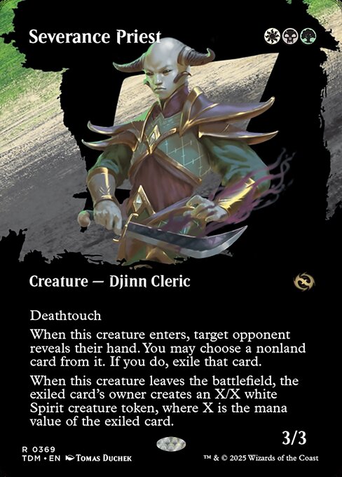 Severance Priest (369) - BORDERLESS - FULL ART - Tarkir: Dragonstorm - Game On