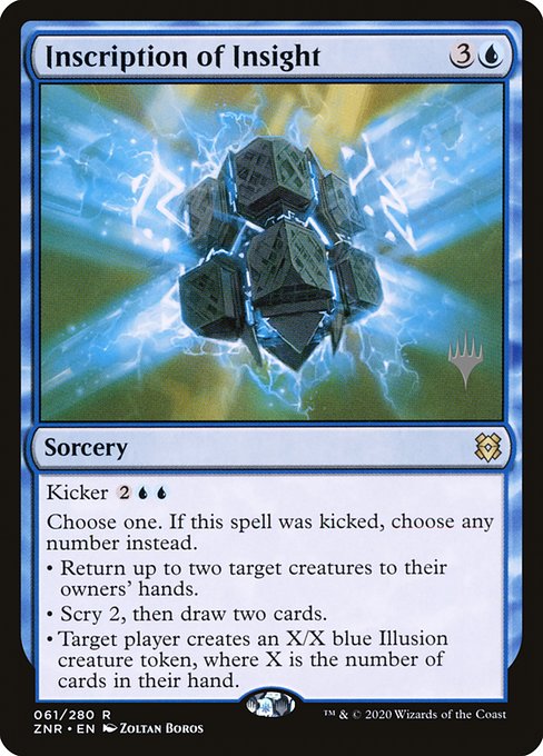 Inscription of Insight (61p) - Zendikar Rising Promos - Game On