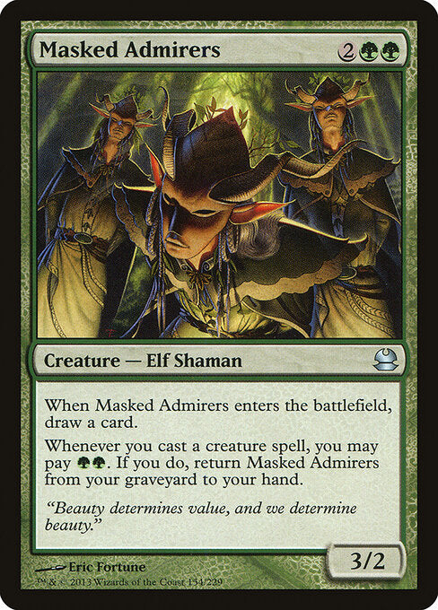 Masked Admirers (154) - Modern Masters - Game On