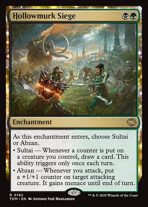 Hollowmurk Siege (192) (Foil) - Tarkir: Dragonstorm - Game On