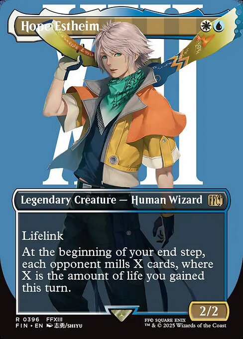 Hope Estheim (396) - BORDERLESS - FULL ART (Foil) - Final Fantasy - Game On