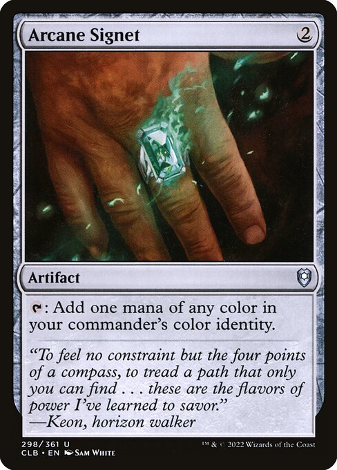 Arcane Signet (298) (Foil) - Commander Legends: Battle for Baldur's Gate - Game On