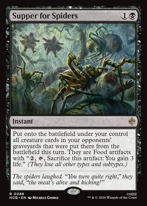 Supper for Spiders (86) (Foil) - The Hobbit - Game On