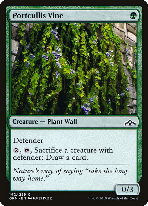 Portcullis Vine (142) (Foil) - Guilds of Ravnica - Game On