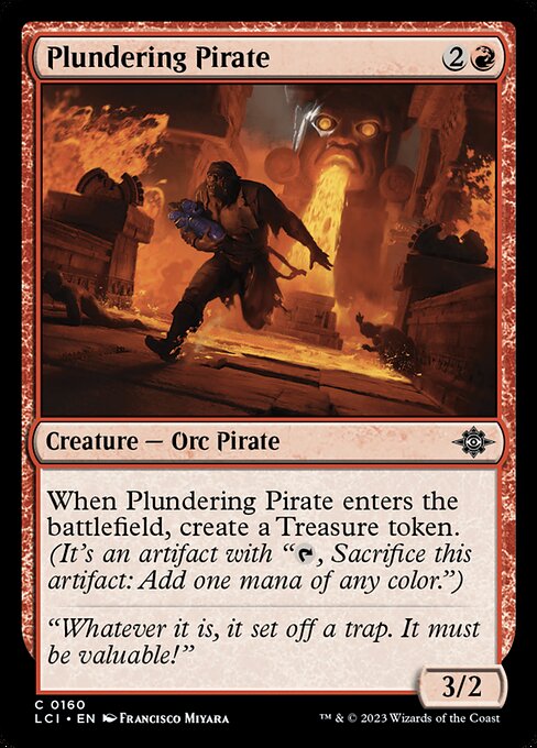 Plundering Pirate (160) (Foil) - The Lost Caverns of Ixalan - Game On