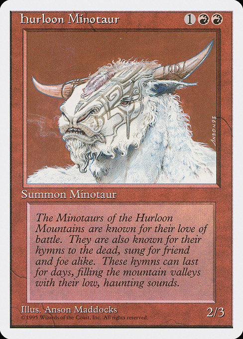 Hurloon Minotaur (202) - Fourth Edition - Game On