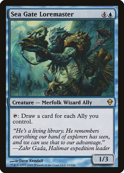 Sea Gate Loremaster (63) - Zendikar - Game On
