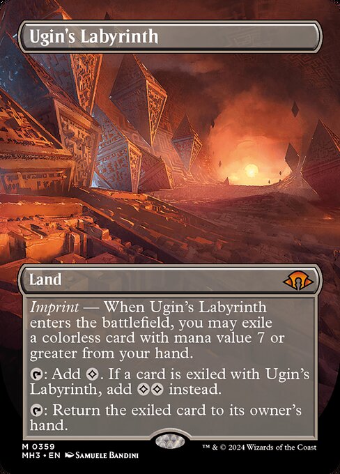 Ugin's Labyrinth (359) - BORDERLESS - FULL ART - Modern Horizons 3 - Game On