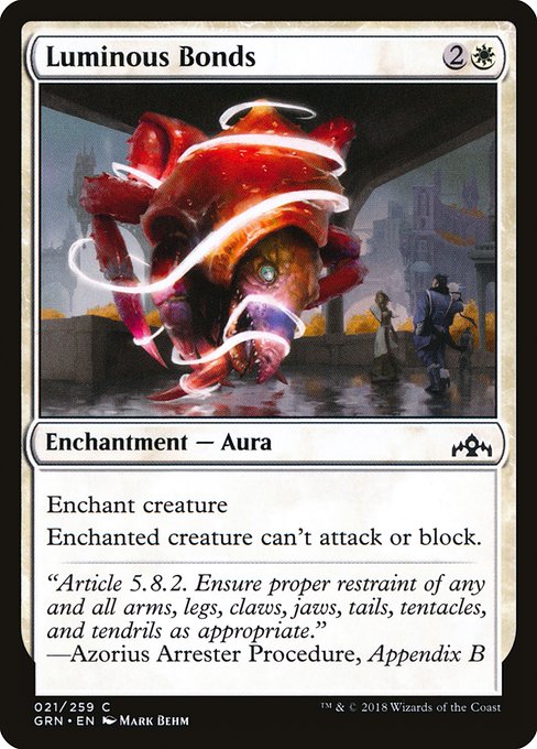 Luminous Bonds (21) (Foil) - Guilds of Ravnica - Game On