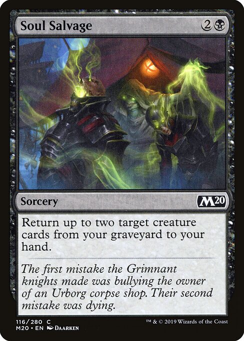 Soul Salvage (116) (Foil) - Core Set 2020 - Game On