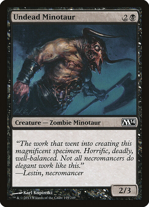 Undead Minotaur (119) - Magic 2014 - Game On