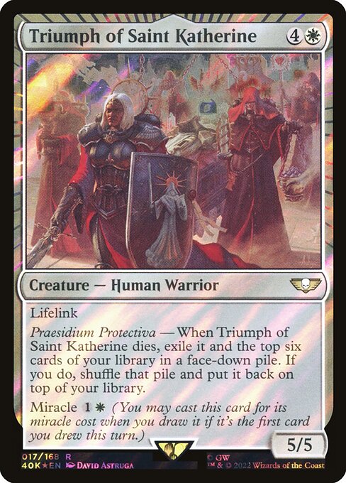 Triumph of Saint Katherine (17★) (Foil) - Warhammer 40,000 Commander - Game On
