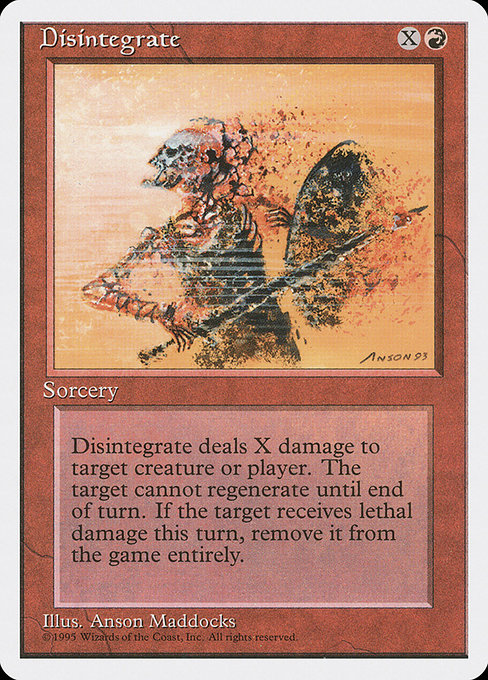 Disintegrate (185) - Fourth Edition - Game On