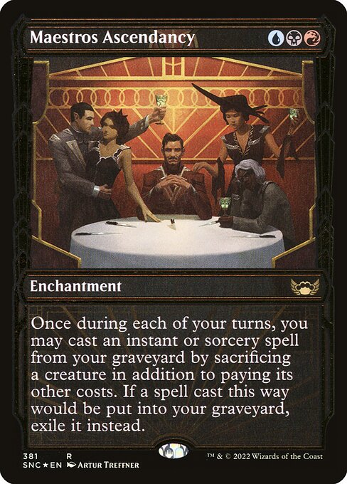 Maestros Ascendancy (381) - SHOWCASE (Foil) - Streets of New Capenna - Game On