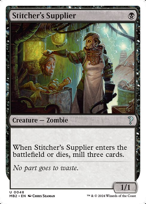 Stitcher's Supplier (48) - Mystery Booster 2 - Game On