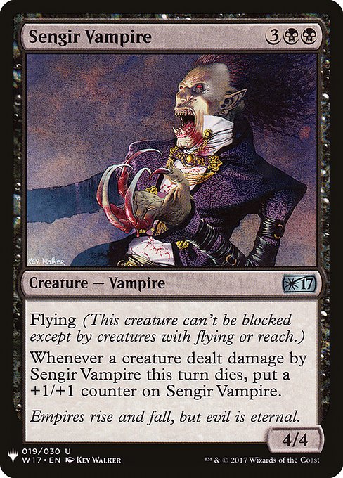 Sengir Vampire (W17-19) - The List - Game On