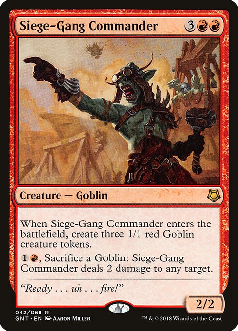Siege-Gang Commander (42) - Game Night - Game On