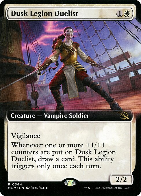Dusk Legion Duelist (344) - EXTENDED ART - March of the Machine - Game On