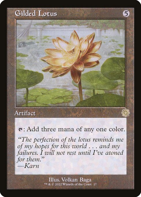 Gilded Lotus (17) (Foil) - The Brothers' War Retro Artifacts - Game On