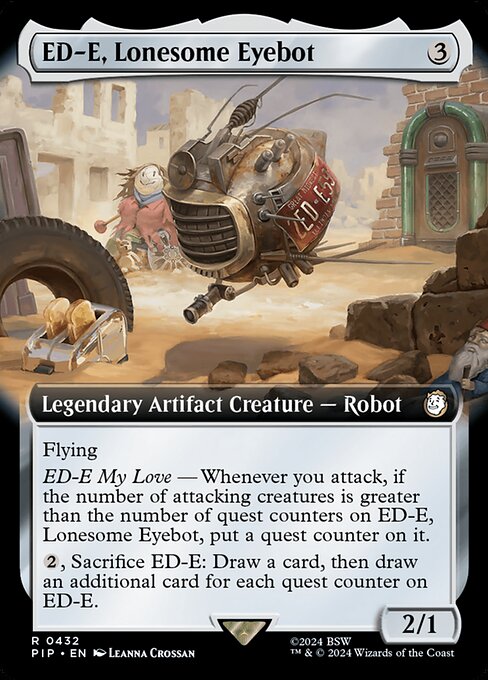 ED-E, Lonesome Eyebot (432) - EXTENDED ART - Fallout - Game On
