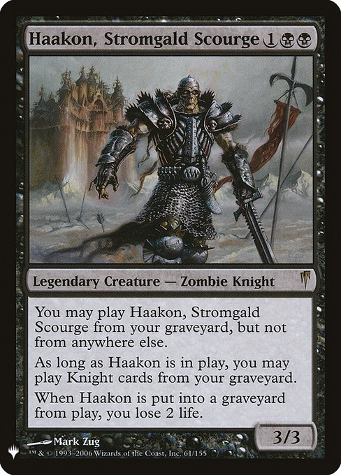Haakon, Stromgald Scourge (CSP-61) - The List - Game On