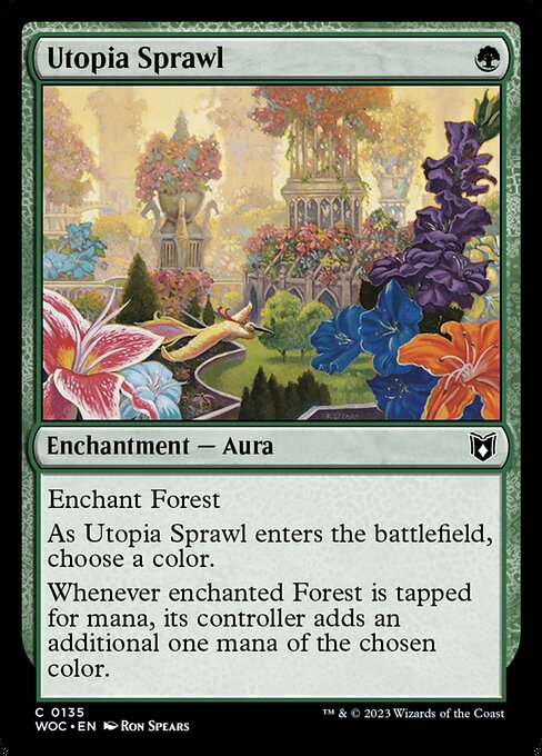 Utopia Sprawl (135) - Wilds of Eldraine Commander - Game On