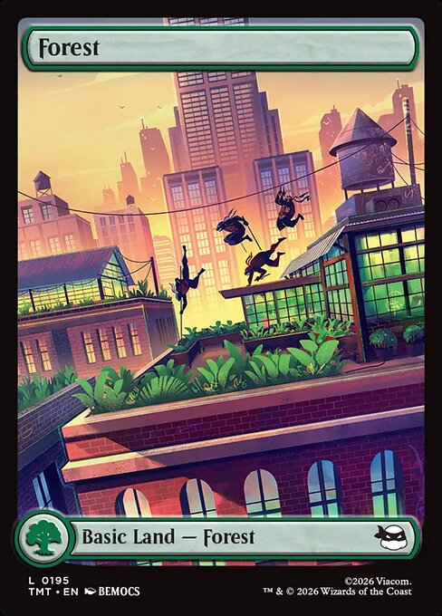 Forest (195) (Foil) - Teenage Mutant Ninja Turtles - Game On
