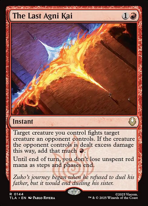 The Last Agni Kai (144) (Foil) - Avatar: The Last Airbender - Game On