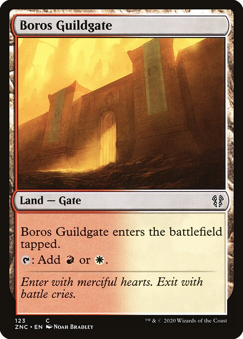 Boros Guildgate (123) - Zendikar Rising Commander - Game On