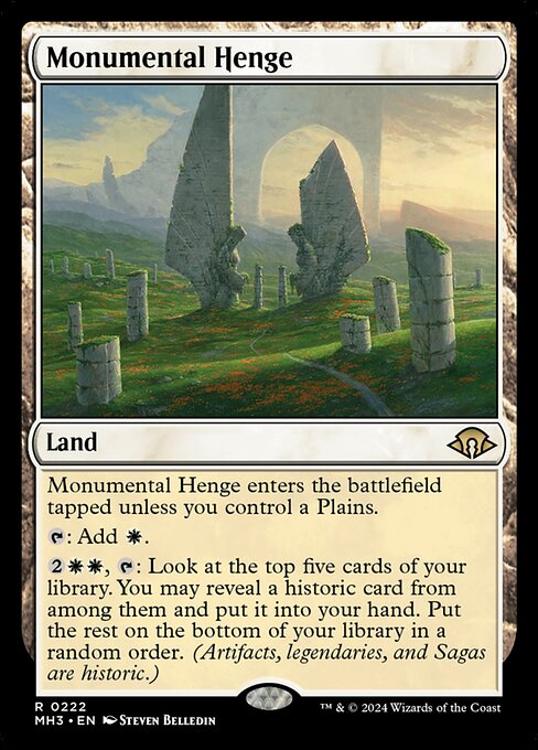 Monumental Henge (222) - Modern Horizons 3 - Game On