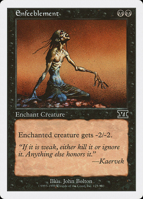 Enfeeblement (125) - Classic Sixth Edition - Game On