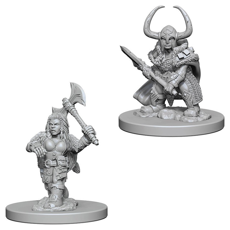 Dwarf Barbarian Female - Character - Game On