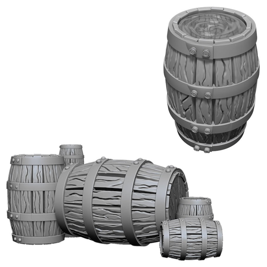 Barrel & Pile of Barrels Retired - Terrain - Game On