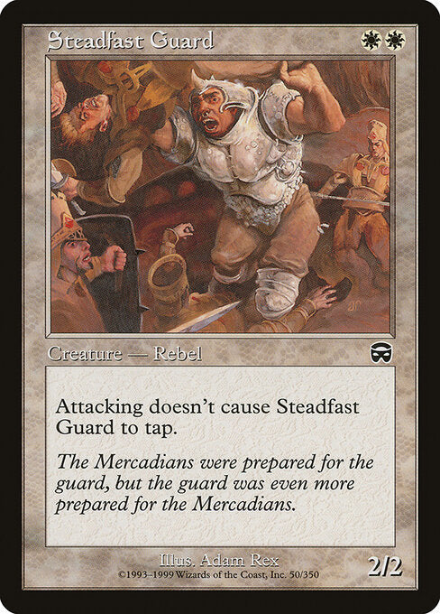 Steadfast Guard (50) (Foil) - Mercadian Masques - Game On