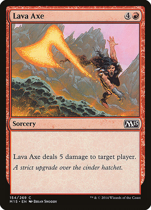 Lava Axe (154) (Foil) - Magic 2015 - Game On