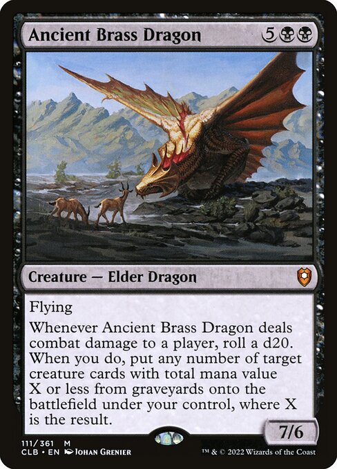 Ancient Brass Dragon (111) - Commander Legends: Battle for Baldur's Gate - Game On