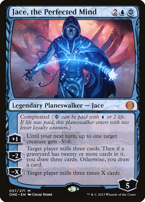 Jace, the Perfected Mind (57) (Foil) - Phyrexia: All Will Be One - Game On