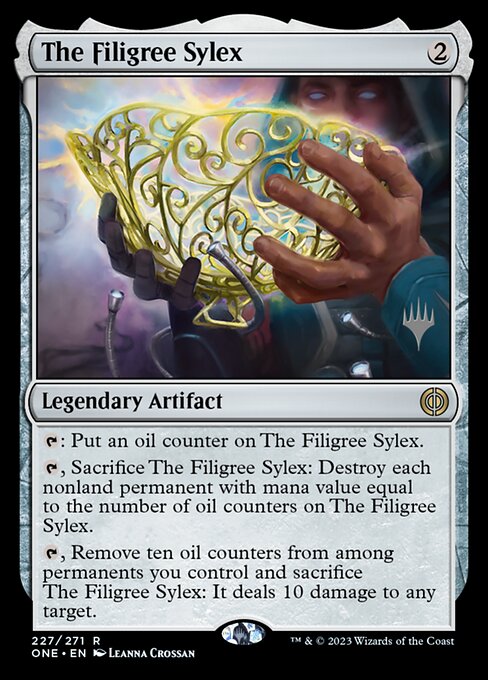The Filigree Sylex (227p) (Foil) - Phyrexia: All Will Be One Promos - Game On