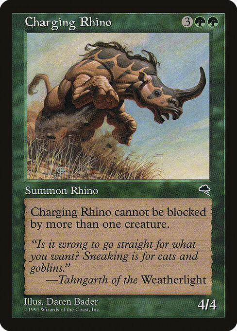 Charging Rhino (218) - Tempest - Game On