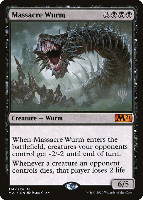 Massacre Wurm (114p) - Core Set 2021 Promos - Game On