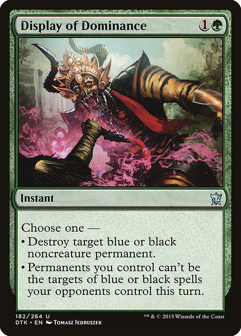 Display of Dominance (182) (Foil) - Dragons of Tarkir - Game On