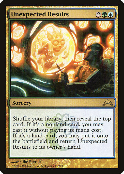 Unexpected Results (203) (Foil) - Gatecrash - Game On