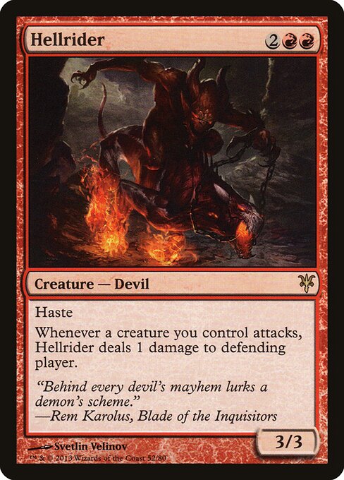 Hellrider (52) - Duel Decks: Sorin vs. Tibalt - Game On